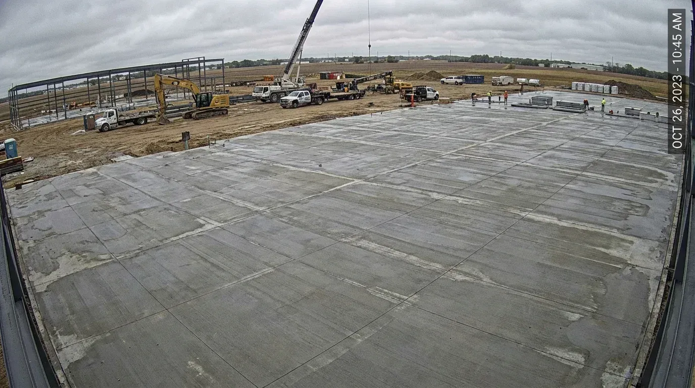 Commercial Concrete Services process close-up