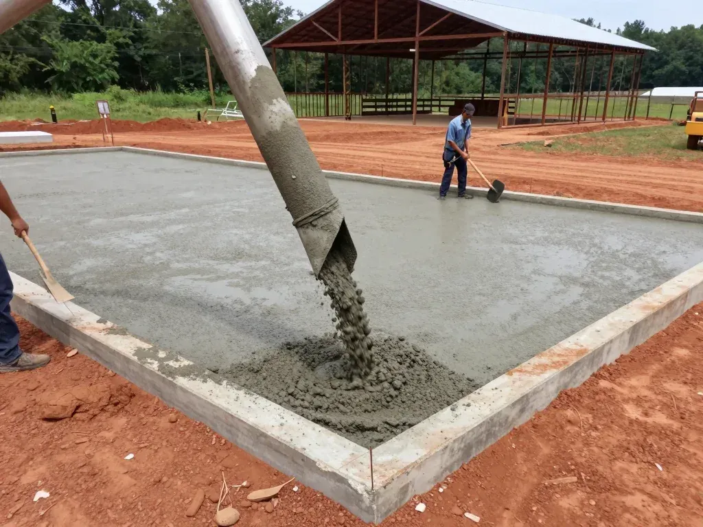 Curb & Gutter Installation process close-up