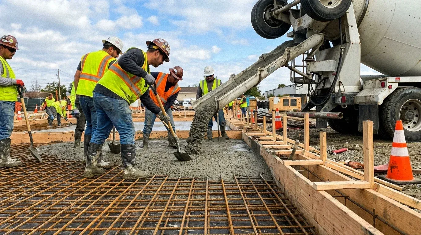 Concrete Removal & Demolition process close-up