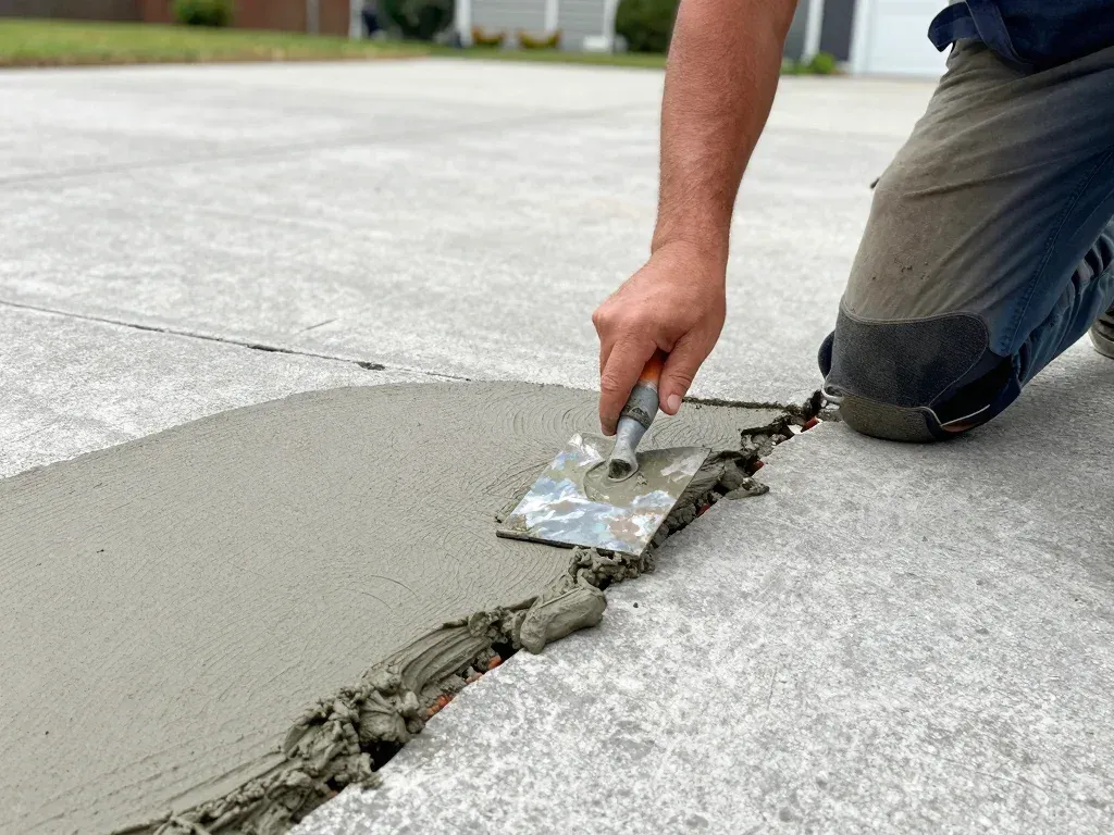 Concrete Foundation Installation & Repair process close-up